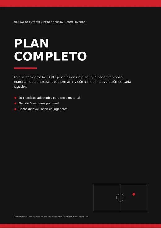 Tapa del Plan Completo con los 3 bonos